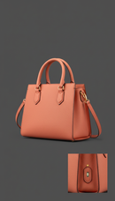 Peach Glow Handbag