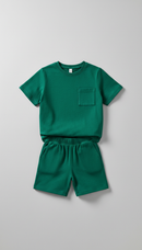 Emerald Green Cotton Co-ord Set