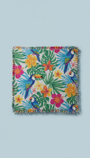 Tropical Pattern Textile Throw