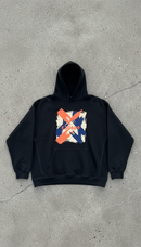 Charcoal Graphic Oversized Hoodie