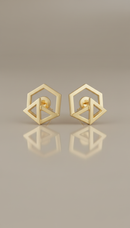 18K Gold-Plated Twist Earrings