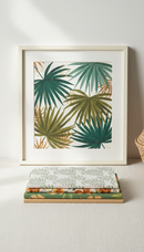 Palm Leaf Green Art Print