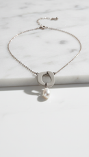 Crown Pearl Pendant Necklace