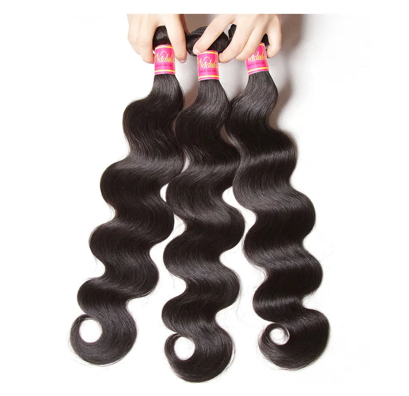 Brazilian Hair Body Wave Bundles Remy Hair 8-30inch Natural Color