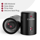 Vacuum Wine Preserver Bottle Stopper Sealer Pump Date Make Silicone Sealer Plug