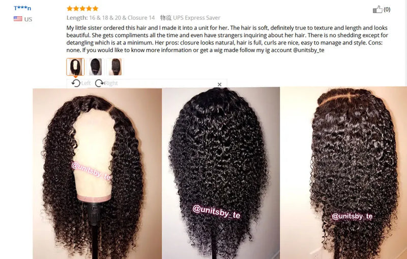 Indian Kinky Curly Hair Bundles 100% Human Hair Weave