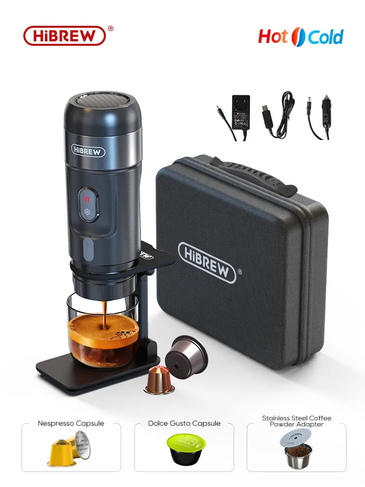 Máquina de café portátil para carro e casa, cafeteira DC12V Expresso