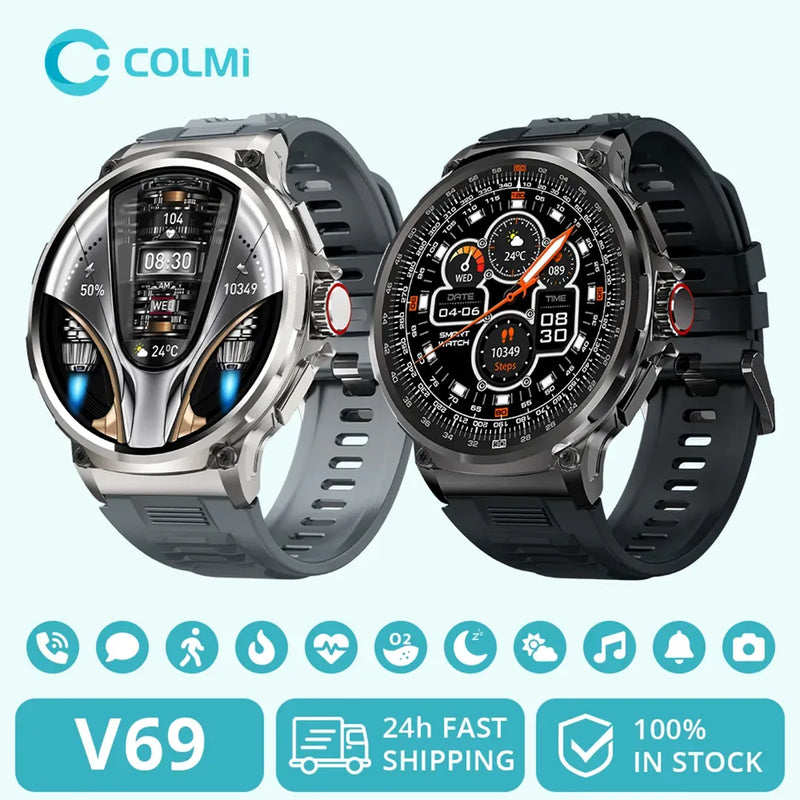 1.85 Inch HD Bluetooth Call Smart Watch Men Sports Fitness Tracker