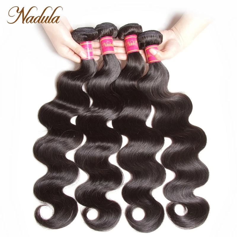 Brazilian Hair Body Wave Bundles Remy Hair 8-30inch Natural Color