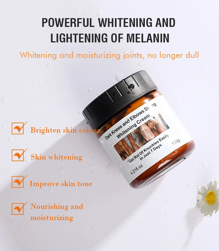 Niacinamide Dark Knees Knuckles Elbows Armpit Whitening Cream,Woman Private Parts Cream for Dark Skin