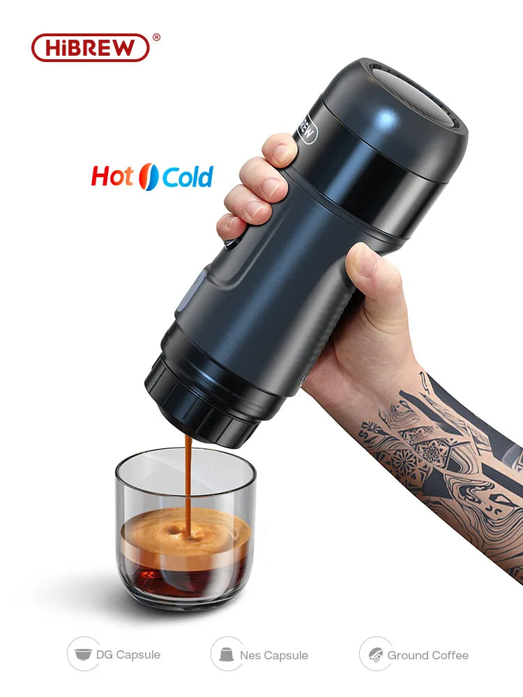 Máquina de café portátil para carro e casa, cafeteira DC12V Expresso