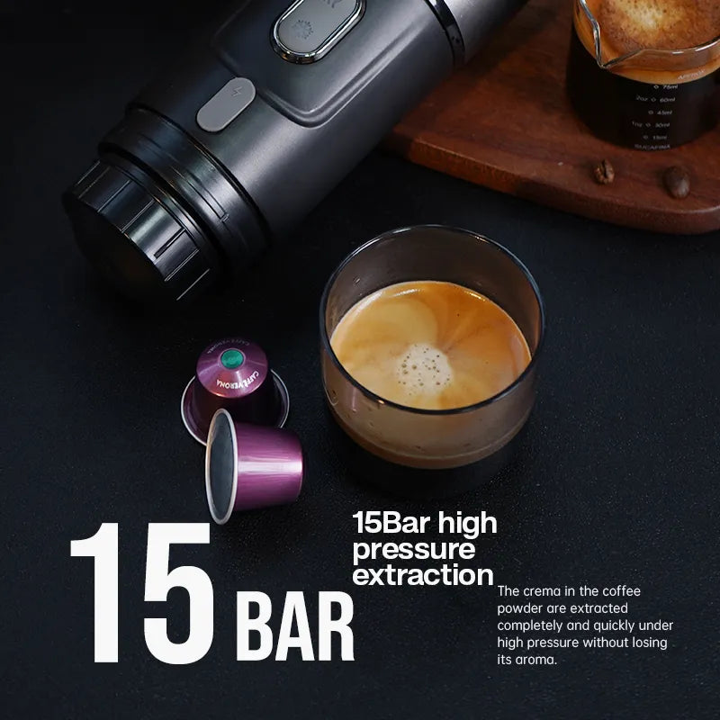 Portable Coffee Machine for Car & Home, DC12V Expresso Coffee Maker