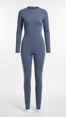 Slate Blue Bodycon Jumpsuit