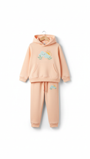 Peach Cream Hoodie & Pants Set