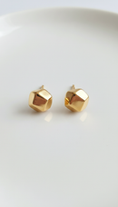 Heart-Shaped Stud Earrings
